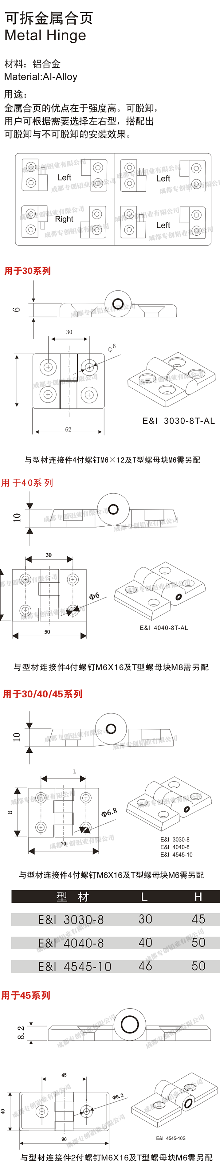 四川展示架工業鋁型材配件